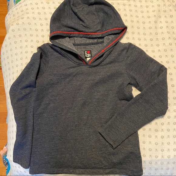 UGG Tops - I Heart Ugg Blue Hoodie S